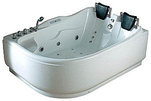 Ванна акриловая Gemy Next to You G9083 K 180х121 белая с гидромассажем купить в интернет-магазине Sanbest