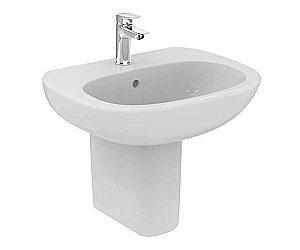 Раковина на полупьедестале Ideal Standard Tesi 55 T351501 белая купить в интернет-магазине Sanbest