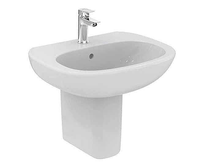 Раковина на полупьедестале Ideal Standard Tesi 55 T351501 белая купить в интернет-магазине Sanbest