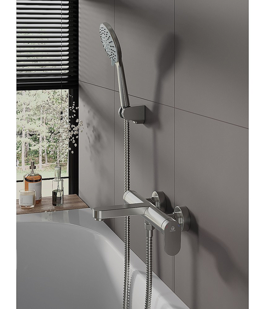 Смеситель для ванны Agger Sweet A2710022 сатин матовый купить в интернет-магазине сантехники Sanbest