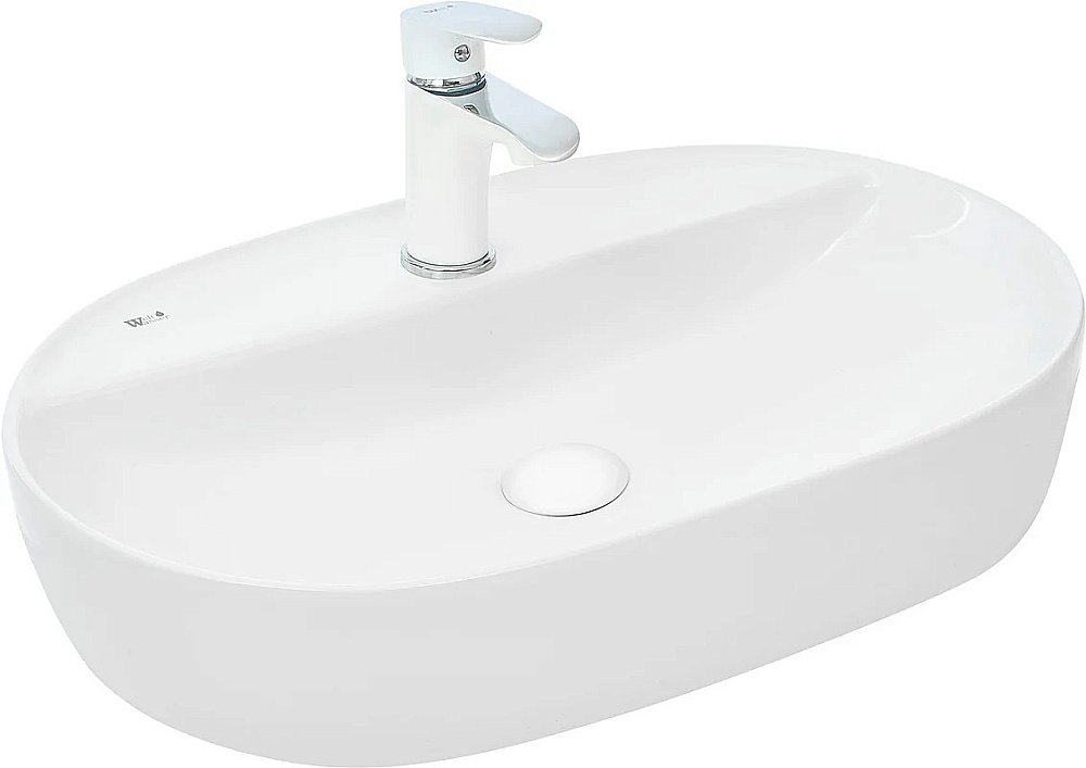 Накладная раковина WeltWasser WW ELBACH 2203 61 белая купить в интернет-магазине Sanbest