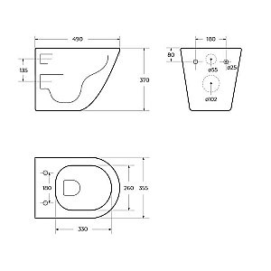 Унитаз подвесной BelBagno SFERA-R BB046CHR/SC/BB026/BB042BL белый, с крышкой микролифт, с инсталляцией, безободковый, слив-торнадо купить в интернет-магазине Sanbest