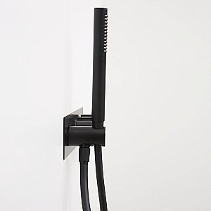 Смеситель для душа WasserKRAFT Elbe 7400 7488 Thermo черный Soft-touch купить в интернет-магазине сантехники Sanbest