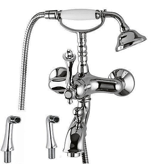 Смеситель для ванны Cezares MARGOT-PBV-01-M хром купить в интернет-магазине сантехники Sanbest