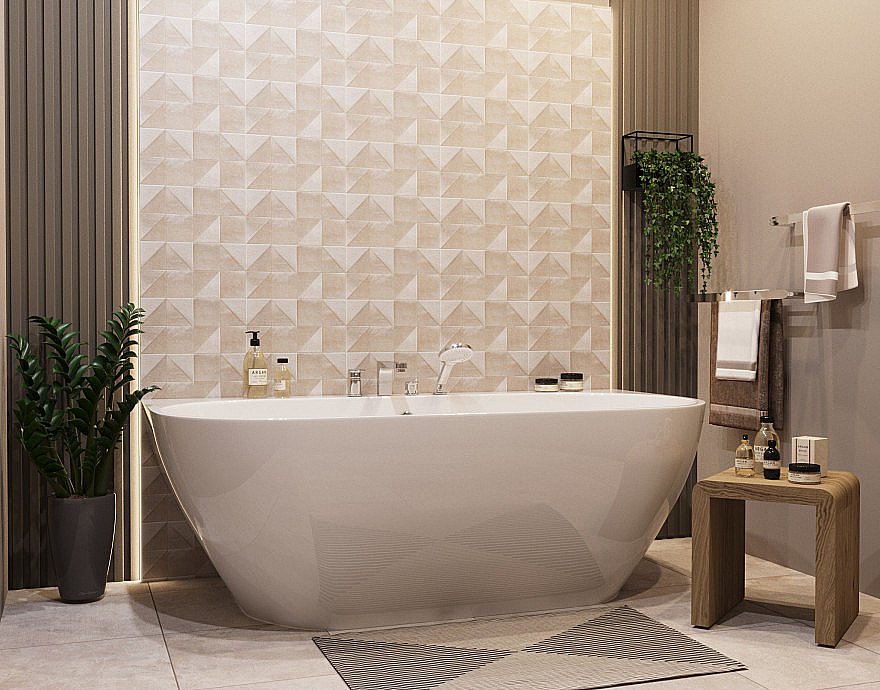 Ванна Эстет Майами silk 170x85,5 белая матовая купить в интернет-магазине Sanbest