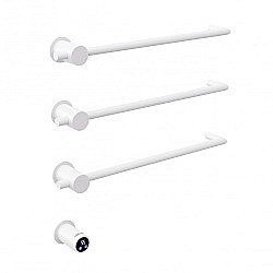 Полотенцесушитель электрический ABBER Charme AH4003MW белый матовый купить в интернет-магазине сантехники Sanbest