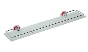Полка стеклянная Bemeta Trend-i 104102208c красный 30 купить в интернет-магазине сантехники Sanbest