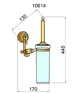 Ершик Boheme Medici 10614 купить в интернет-магазине сантехники Sanbest