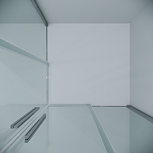 Душевой уголок Grossman Galaxy 80х80 300.K33.01.8080.10.00 стекло прозрачное/профиль хром купить в интернет-магазине Sanbest