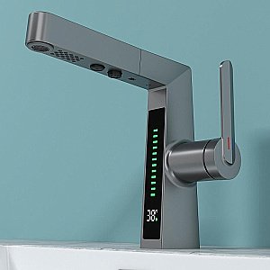 Смеситель для раковины Black&white Sky Day SD3029GM оружейная сталь матовая купить в интернет-магазине сантехники Sanbest