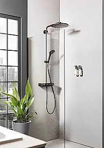 Душевая система Grohe Euphoria SmartControl System 310 Duo 22120KF0 фантомный черный купить в интернет-магазине сантехники Sanbest
