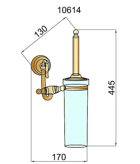 Ершик Boheme Medici 10614 купить в интернет-магазине сантехники Sanbest