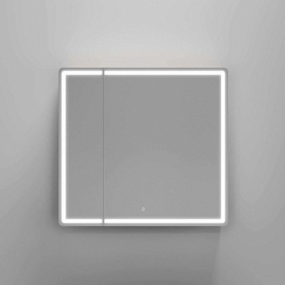 Зеркальный шкаф Sancos Mirror MI80EG дуб галифакс натуральный купить в интернет-магазине сантехники Sanbest