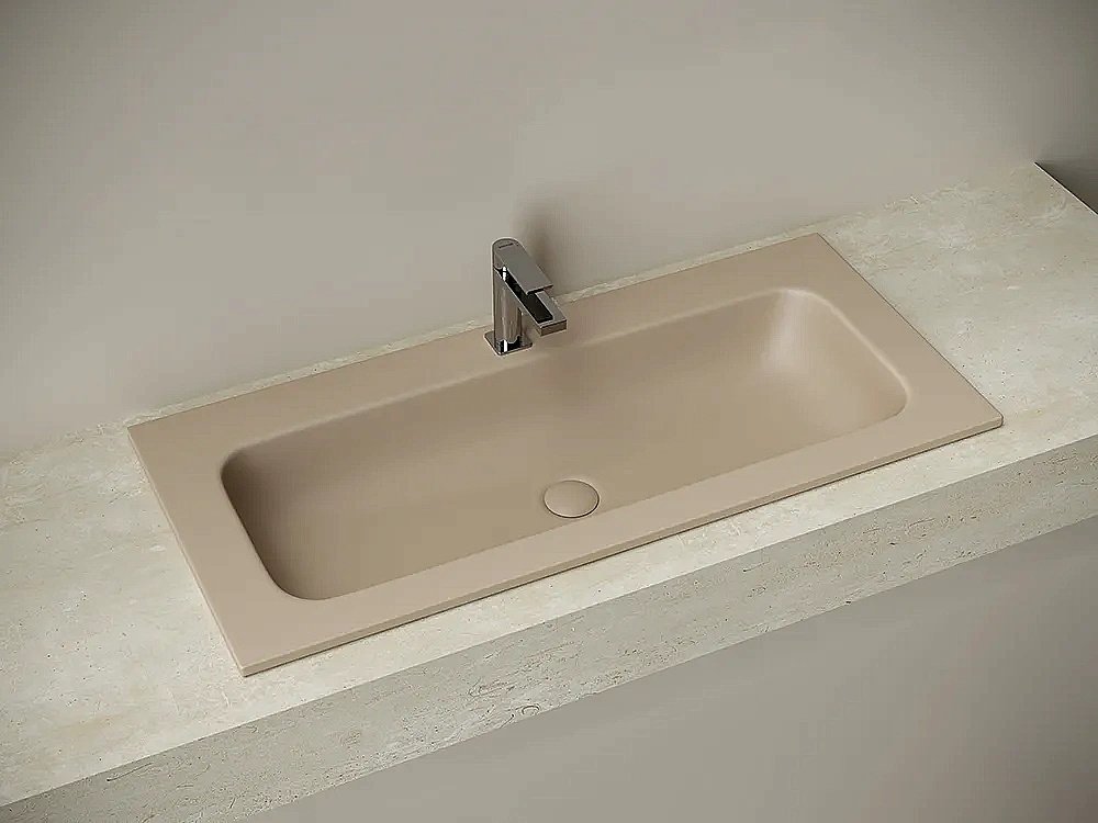 Раковина-столешница Ceramica Nova Grace CN7013MC капучино матовый купить в интернет-магазине Sanbest