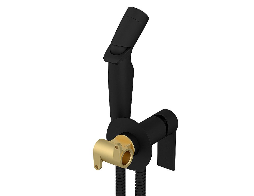 Гигиенический душ Cersanit Brasko Black 64103 черный матовый купить в интернет-магазине сантехники Sanbest