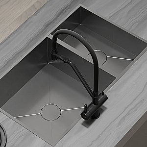 Смеситель для кухни Sancos Dora SC4003MB черный матовый купить в интернет-магазине сантехники Sanbest