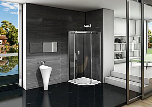 Душевой уголок Good door GALAXY R-100-C-CH 100x100 купить в интернет-магазине Sanbest