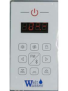 Душевая кабина WeltWasser WW500 LAINE XL 804 с гидромассажем, профиль матовый хром/стекло прозрачное купить в интернет-магазине Sanbest