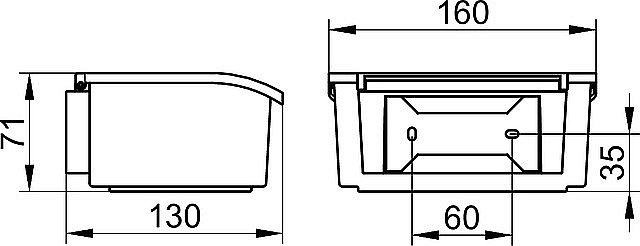 Салфетница KEUCO ELEGANCE 11667013000 белый/хром купить в интернет-магазине сантехники Sanbest