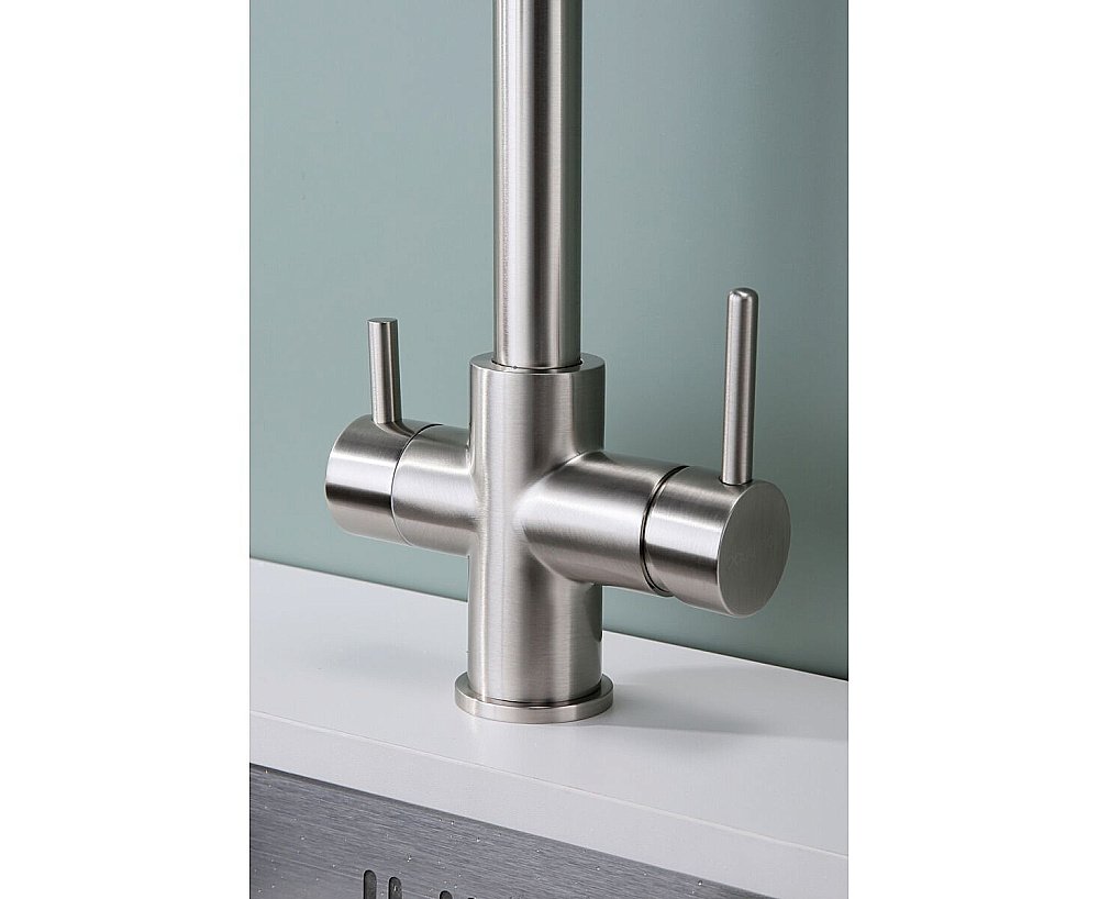 Смеситель для кухни Paulmark Lange La214212-BS брашированная сталь купить в интернет-магазине сантехники Sanbest