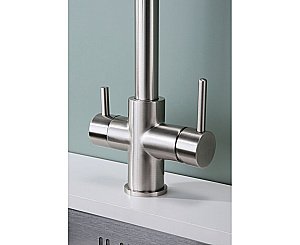 Смеситель для кухни Paulmark Lange La214212-BS брашированная сталь купить в интернет-магазине сантехники Sanbest