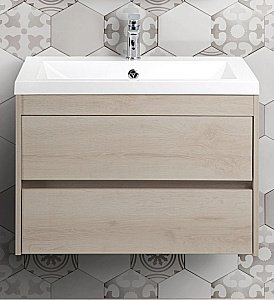 Тумба с раковиной Art&Max Family 58 Сканди 2 ящика для ванной в интернет-магазине Sanbest