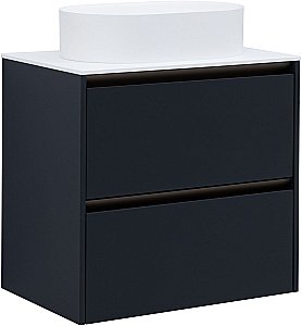 Тумба с раковиной Allen Brau Activity 70 1.34011.AM антрацит матовый/олива брашированная для ванной в интернет-магазине Sanbest