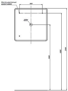 Зеркало Aquanet Ирис 80 в ванную от интернет-магазине сантехники Sanbest