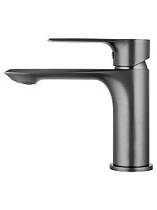 Смеситель для раковины WONZON & WOGHAND BRILLIANT, Темный графит (WW-88018079-BGM) купить в интернет-магазине сантехники Sanbest