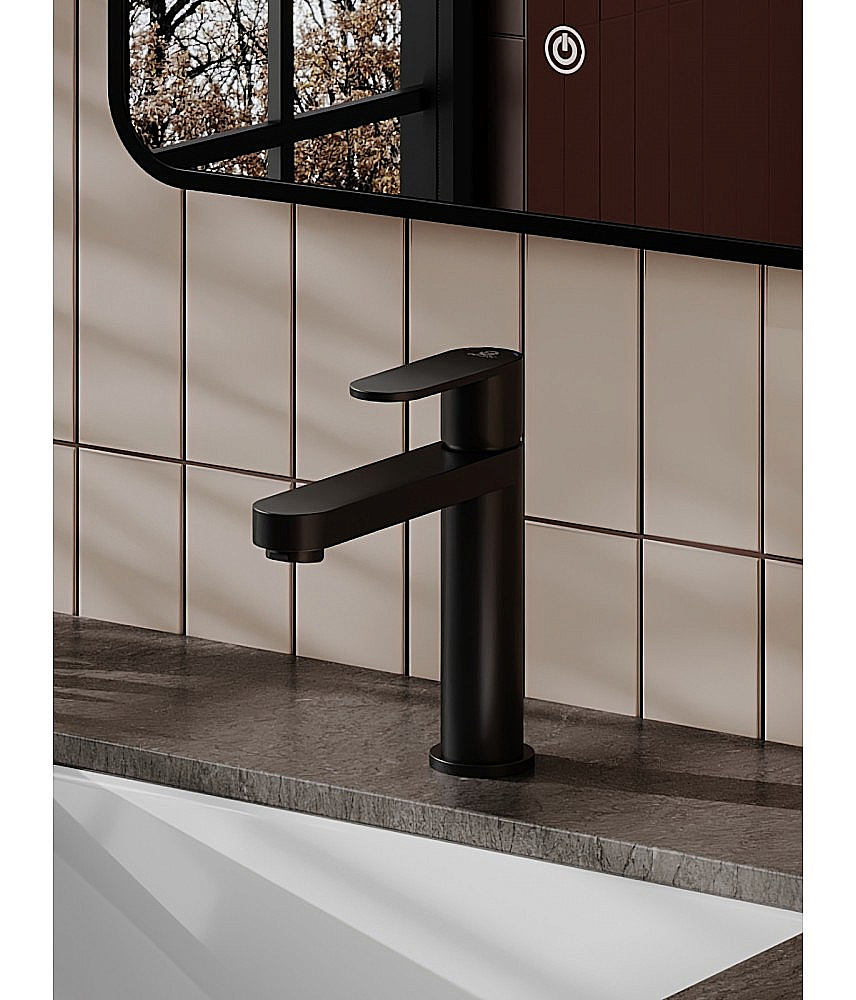 Cмеситель для раковины Agger Sweet A2702144 черный матовый купить в интернет-магазине сантехники Sanbest