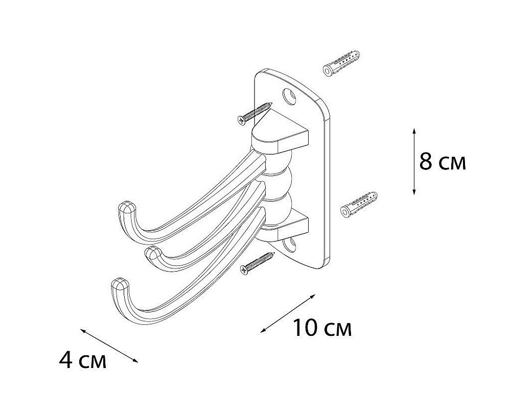 Крючок FIXSEN MODERN FX-505C купить в интернет-магазине сантехники Sanbest