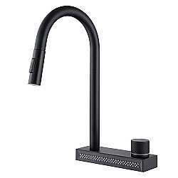 Смеситель для кухни Abber WASSER KREIS AF8114B черный матовый купить в интернет-магазине сантехники Sanbest