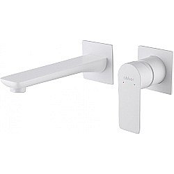 Смеситель для раковины Abber Weiss Insel AF8082FW белый матовый купить в интернет-магазине сантехники Sanbest