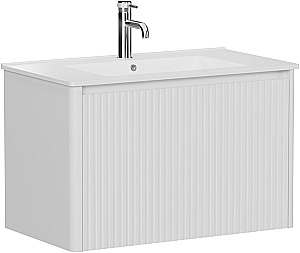 Тумба с раковиной Allen Brau Gravity 80 1.370017.WM белая матовая для ванной в интернет-магазине Sanbest