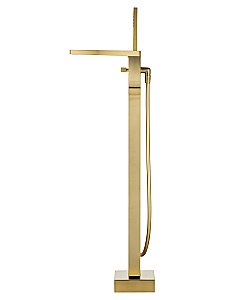 Смеситель для ванны напольного монтажа WONZON & WOGHAND FIT, Брашированное золото (WW-88649009- BG) купить в интернет-магазине сантехники Sanbest