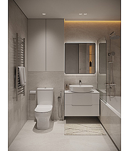 Унитаз напольный Agger AT13000 с бачком, белый купить в интернет-магазине Sanbest