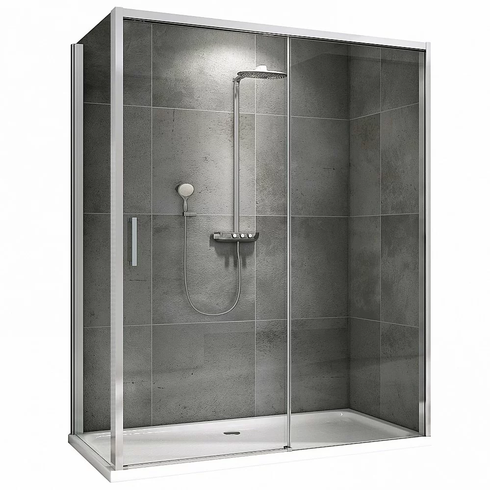 Душевой уголок Abber Komfort S92 170 прозрачный/хром купить в интернет-магазине Sanbest