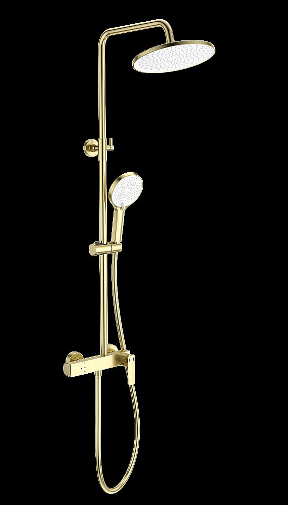 Душевая система WONZON & WOGHAND, Брашированное золото (WW-B3517-BG) купить в интернет-магазине сантехники Sanbest