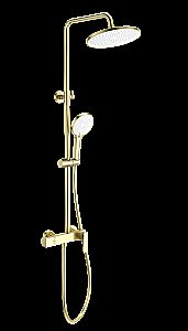 Душевая система WONZON & WOGHAND, Брашированное золото (WW-B3517-BG) купить в интернет-магазине сантехники Sanbest