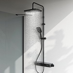 Душевая система AM.PM Func F078F222 черная купить в интернет-магазине сантехники Sanbest