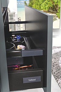 Тумба с раковиной Armadi Art Vallessi 100 антрацит матовый для ванной в интернет-магазине Sanbest