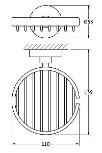 Мыльница-решетка Harmonie HAR 017 купить в интернет-магазине сантехники Sanbest
