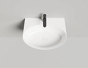 Раковина Salini ALDA WALL 02 140312G 58 из искусственного камня S-Sense, белая глянцевая купить в интернет-магазине Sanbest