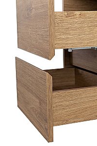 Тумба с раковиной Art&Max Family-M 90 подвесная, дуб харбор золотой для ванной в интернет-магазине Sanbest