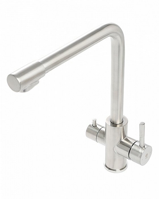 Смеситель для кухни Orange Steel M99-008ni никель купить в интернет-магазине сантехники Sanbest