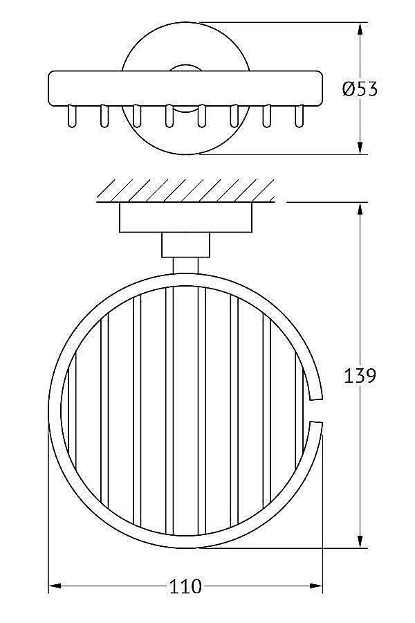 Мыльница-решетка Harmonie HAR 017 купить в интернет-магазине сантехники Sanbest