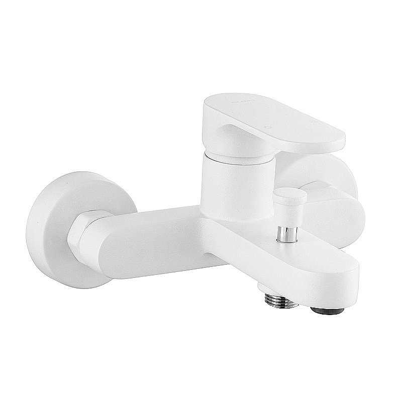 Смеситель для ванны Azario VIANO AZ-158305026 белый матовый купить в интернет-магазине сантехники Sanbest