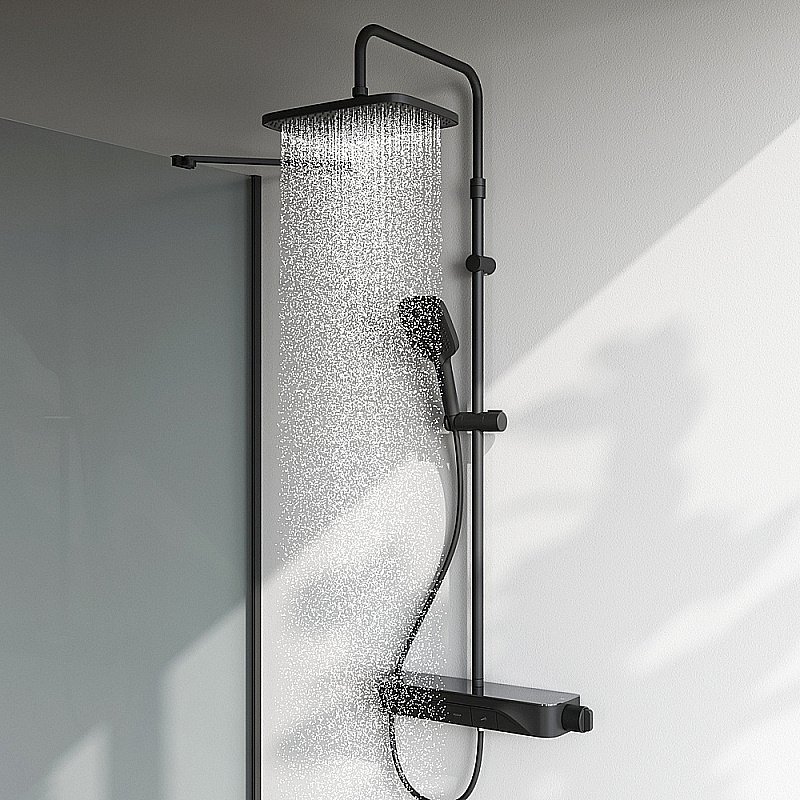 Душевая система AM.PM Func F078F222 черная купить в интернет-магазине сантехники Sanbest