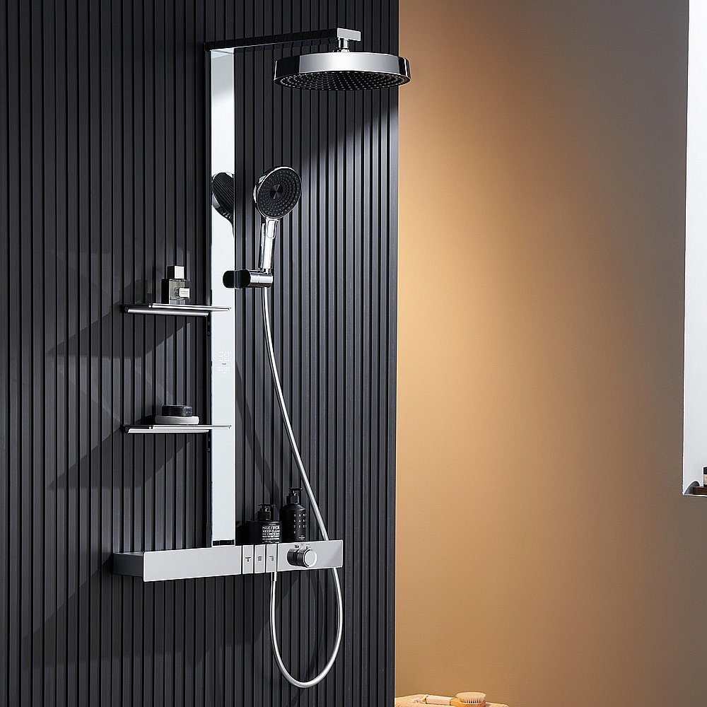 Душевая система Black&White Gravity GH-9005C купить в интернет-магазине сантехники Sanbest