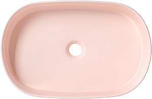 Раковина Allen Brau Fantasy Oval 55 4.11022.SM розовая матовая купить в интернет-магазине Sanbest